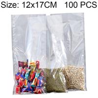 100 stuks voedsel vacuüm verpakking van doorzichtig Plastic zakje vers houden nylontas grootte: 12 x 17 cm