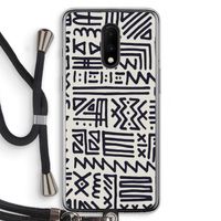 Marrakech print: OnePlus 7 Transparant Hoesje met koord