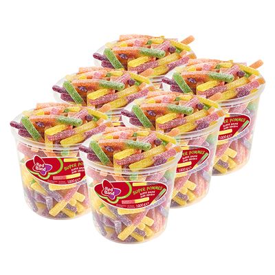 Red Band - Zure frieten - 6x 100 stuks