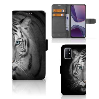 OnePlus 8T | Telefoonhoesje | Met pasjeshouder | Tijger