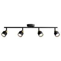 Philips Niall 8720169300132 Plafondspot GU10 Zwart, Goud