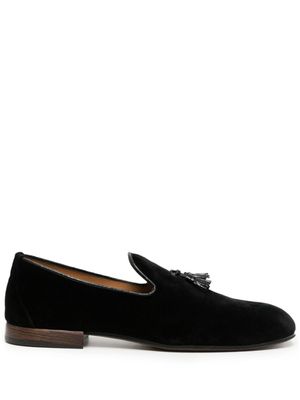 TOM FORD mocassins Nicolas en velours - Noir