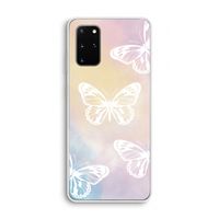 White butterfly: Samsung Galaxy S20 Plus Transparant Hoesje