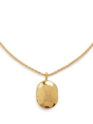 Monica Vinader collier Mini Locket à design ajustable - Or