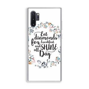Diamonds: Samsung Galaxy Note 10 Plus Transparant Hoesje