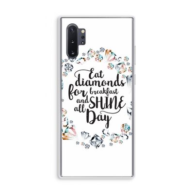 Diamonds: Samsung Galaxy Note 10 Plus Transparant Hoesje