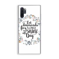 Diamonds: Samsung Galaxy Note 10 Plus Transparant Hoesje