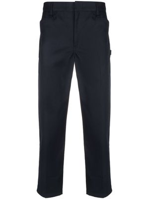 Neighborhood pantalon court à patch logo - Bleu