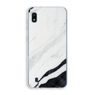 Elegante marmer: Samsung Galaxy A10 Transparant Hoesje
