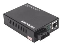 Intellinet 508209 netwerk media converter 1000 Mbit/s 1310 nm Single-mode Zwart - thumbnail