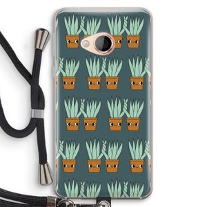 Sansevieria: HTC U Play Transparant Hoesje met koord