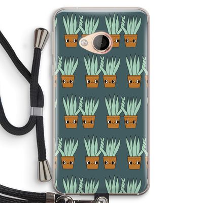 Sansevieria: HTC U Play Transparant Hoesje met koord