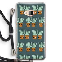 Sansevieria: HTC U Play Transparant Hoesje met koord