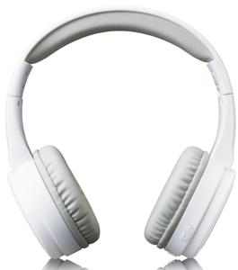 Lenco HPB-330WH hoofdtelefoon/headset Bedraad en draadloos Hoofdband Oproepen/muziek Micro-USB Bluetooth Wit