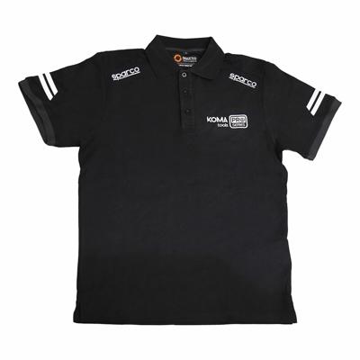 Polo met Korte Mouwen Sparco Koma Tools 02415nrgs - Maat: XL