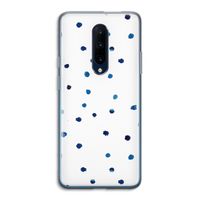 Blauwe stippen: OnePlus 7 Pro Transparant Hoesje