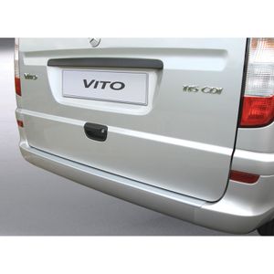 Bumper beschermer passend voor Mercedes-Benz Viano/Vito 2003- Zilver GRRBP275S