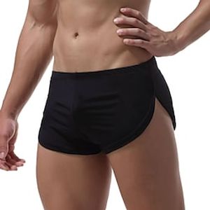 Voor heren Hardloopshorts Atletische shorts Kleding Onderlichaam Sport Outdoor Sportkleding Ademend Sneldrogend Zacht Fitness Sportschooltraining marathonloop Sportkleding Sportkleding Effen Zwart Lightinthebox