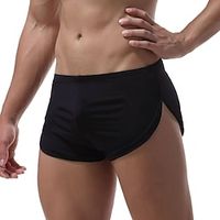 Voor heren Hardloopshorts Atletische shorts Kleding Onderlichaam Sport Outdoor Sportkleding Ademend Sneldrogend Zacht Fitness Sportschooltraining marathonloop Sportkleding Sportkleding Effen Zwart Lightinthebox