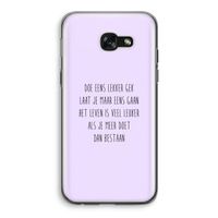 Gek: Samsung Galaxy A5 (2017) Transparant Hoesje Gek: Samsung Galaxy A5 (2017) Transparant Hoesje