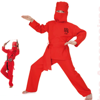 Rood Ninja kinder kostuum 164 (14 jaar)  - - thumbnail