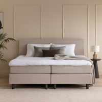 Boxspring Julia Comfort - Beige - Dekbed-Discounter.nl Boxspring Julia Comfort - Beige - Dekbed-Discounter.nl