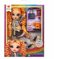 Rainbow High - Sparkle & Shine - Modepop van 27 cm - Oranje - Benen met glittervloeistof - Vanaf 4 jaar