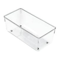 iDesign - Lade Organizer, 10.2 x 20.3 x 7.6 cm, Kunststof, Transparant