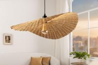 Gevlochten hanglamp ORGANIC LIVING 70cm natuurlijke bamboe handgemaakte boho stijl - 44519