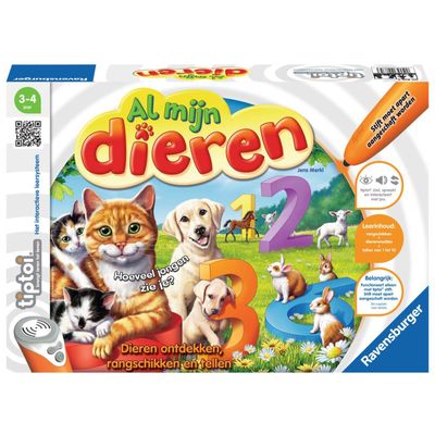 Tiptoi spel - Al mijn dieren Leerspel