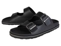 LIVERGY Heren slippers (45, Zwart)