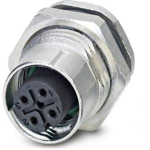 Phoenix Contact 1556841 Sensor/actuator inbouwconnector M12 Aantal polen (sensoren): 4 Bus, inbouw 20 stuk(s)