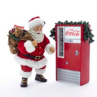 Kerstman coca-cola met automaat l28 - Kurt S. Adler