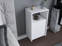 Zwevend nachtkastje CALIN 1 deur wit Zwevend nachtkastje CALIN 1 deur wit