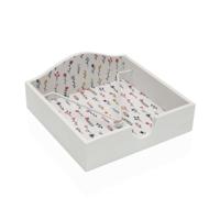 Servethouder Versa BLUME Hout MDF 18 x 7 x 18 cm