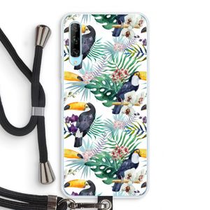 Tukans: Huawei P Smart Pro Transparant Hoesje met koord