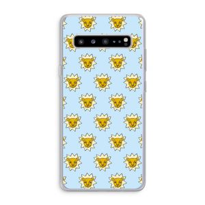 Leeuwenkoppen: Samsung Galaxy S10 5G Transparant Hoesje