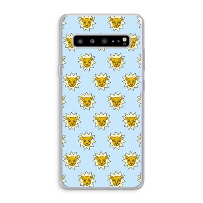 Leeuwenkoppen: Samsung Galaxy S10 5G Transparant Hoesje