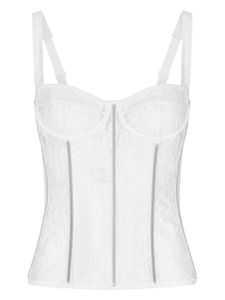 Dolce & Gabbana body en dentelle - Blanc