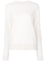 Barrie pull ample en cachemire - Blanc