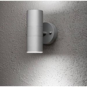 Konstsmide Modena Up & Down Big 7571-300 Buitenlamp (wand) Halogeen GU10 75 W Grijs