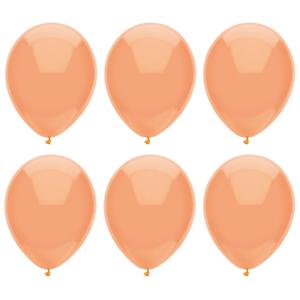 Ballonnen verjaardag/thema feest - 300x stuks - perzik roze - 29 cm