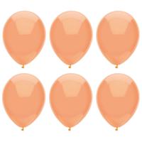 Ballonnen verjaardag/thema feest - 300x stuks - perzik roze - 29 cm