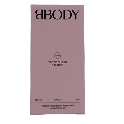 BBody Blood Sugar Balance Capsules 60Cap