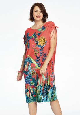 Yoek Jurk GISELLE | Rood | Maat 58/60