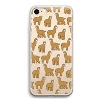 Alpacas: iPhone 7 Transparant Hoesje