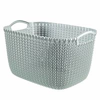 Curver Knit wasmand 19 l Rechthoekig Kunststof Blauw - thumbnail