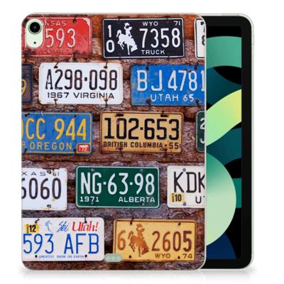 iPad Air (2020/2022) 10.9 inch Tablet Backcover met foto Kentekenplaten