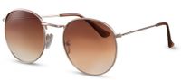 CWI zonnebril unisex panto goud/bruin (CWI417) - thumbnail