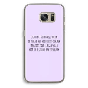 Regenboog: Samsung Galaxy S7 Transparant Hoesje